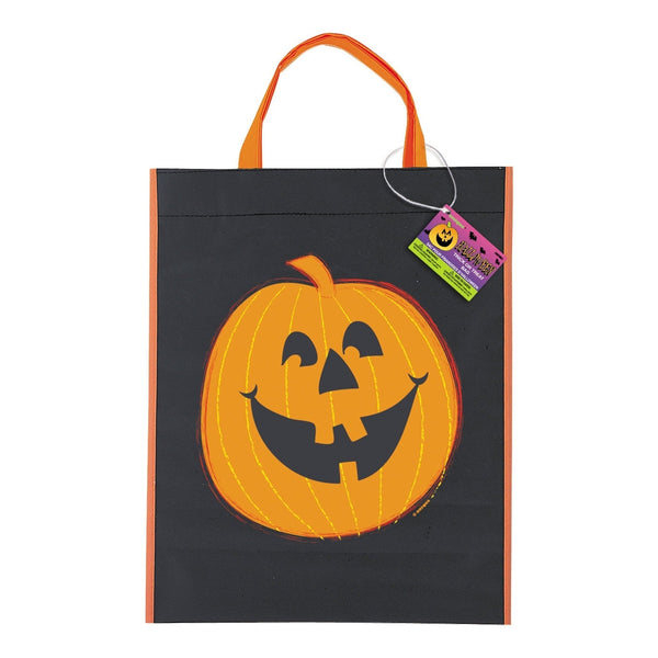 Tote Bag - Halloween Pumpkin, Black and Orange