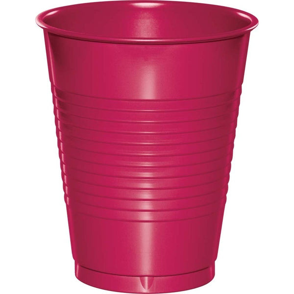 Tumbler 16 oz Plastic 20 Count Hot Magenta