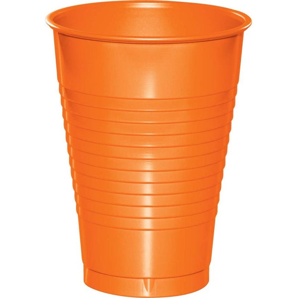 Tumbler Plastic 20 Count Sunkissed Orange