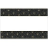 Unique Black and Gold Spider Web Halloween Plastic Tablecloth, 84" X 54"