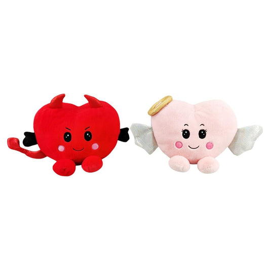 Valentine's Day 11" Angel and Devil Plush, Assorted