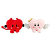 Valentine's Day 11" Angel and Devil Plush, Assorted