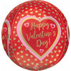 Valentine's Day Golden Hearts 16" ORBZ