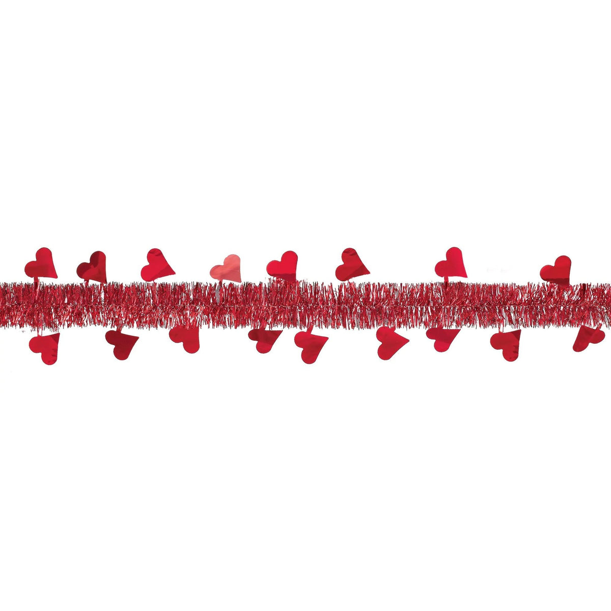 Valentine’s Day Red Tinsel Garland