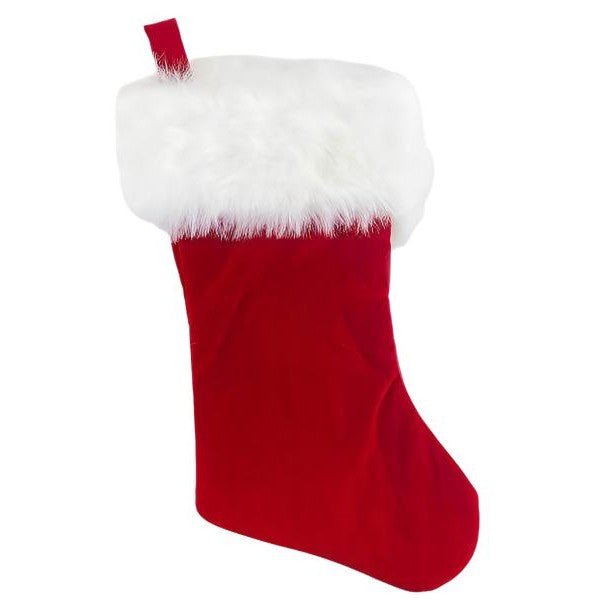 Velvet-Lined Christmas Stocking