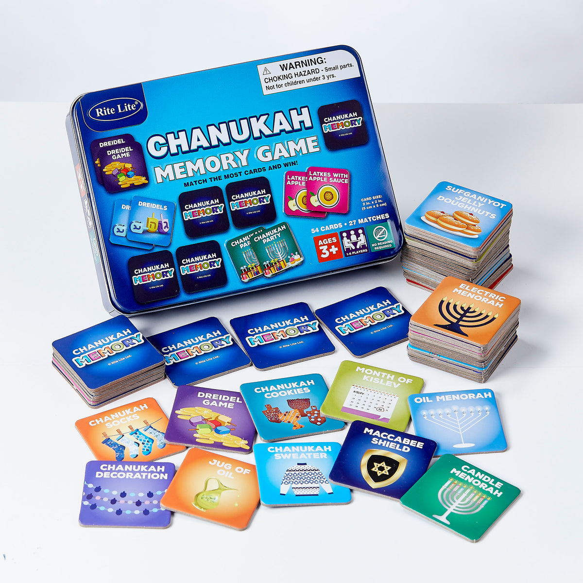 Hanukkah Memory Game in Collectible Tin