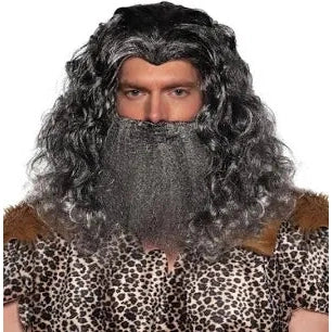Viking Wig & Beard Set for Thor, Tarzan, Hagrid Halloween Costume
