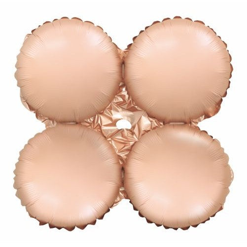 Vintage Rose Matte Quad 17"