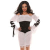 Waistcincher Black Lace up Front