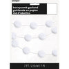 White Honeycomb Ball Garland – 7ft