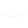 White Honeycomb Ball Garland – 7ft