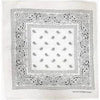 White Paisley Bandana