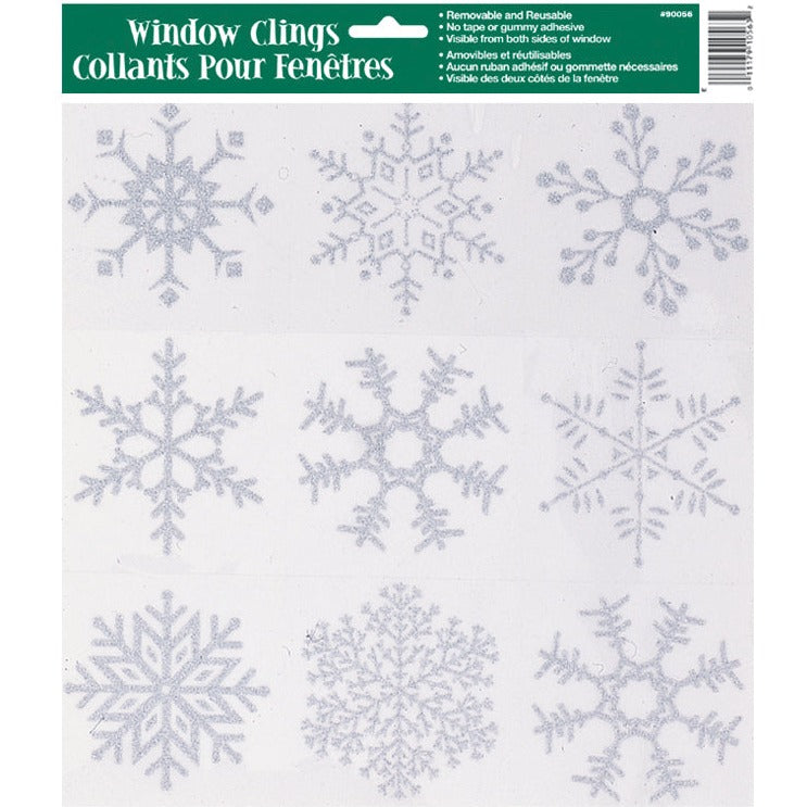 Window Cling - Glitter Snowflake