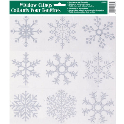 Window Cling - Glitter Snowflake
