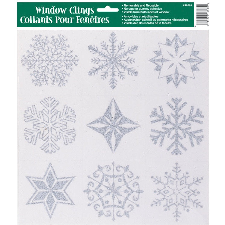 Window Cling - Glitter Snowflake