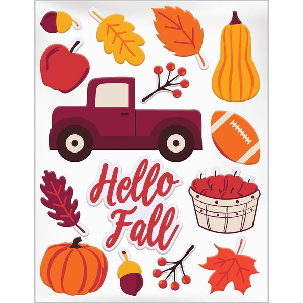 Window Clings - Large Fall Gel Cling
