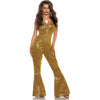 Women's Sexy Disco Jumpsuit - 70s 80s Outfits for Women, Cosplay Costume for Adult's, Sexy Disco Jumpsuits, Size Large