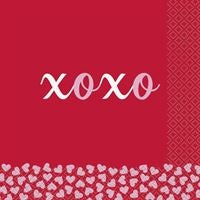 XOXO Valentine's Day Lunch Napkins