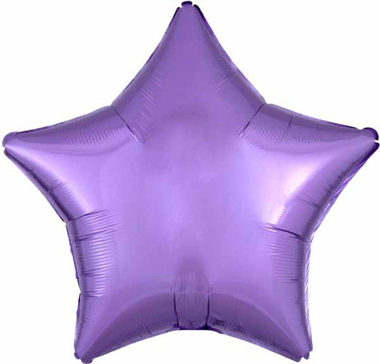 Pearl Lavender Foil Star 19"