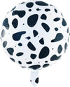 14" Round Foil Cow Print Balloon