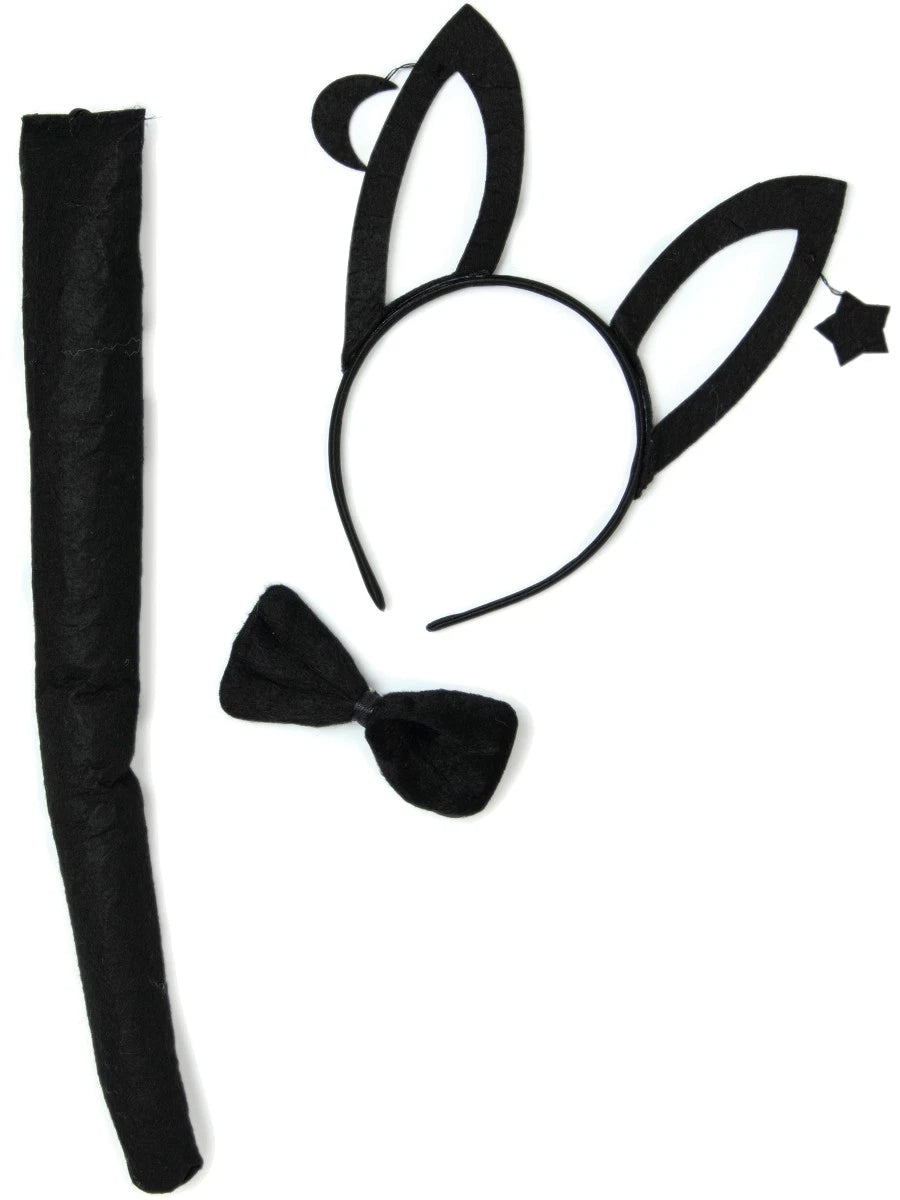 Adult's Black Cat Costume Accessory Kit
