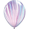 11" Pastel Agate Balloons 100 Count