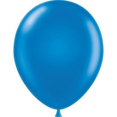 11" Tuftex Balloons 100 Per Package Metallic Blue