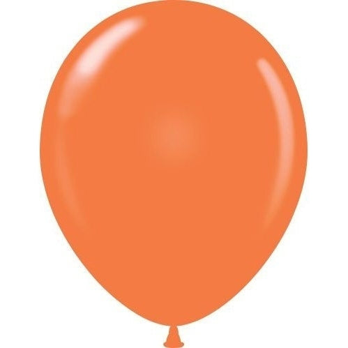 11" Tuftex Balloons 100 Per Package Orange
