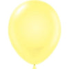 11" Tuftex Balloons 100 Per Package Pearl Yellow