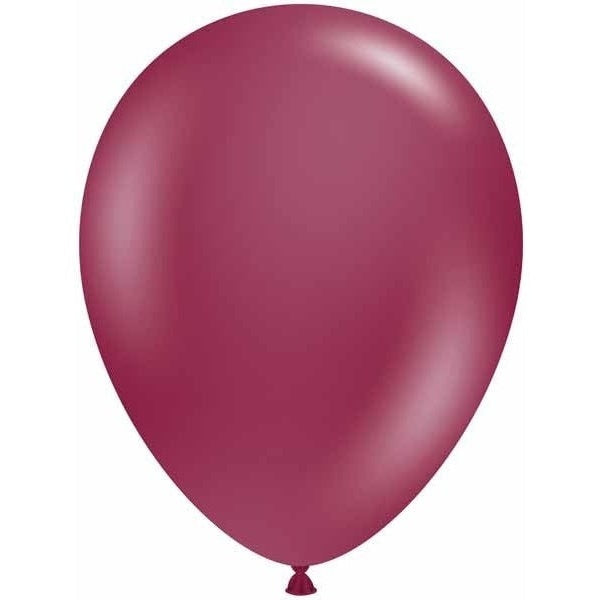 11" Tuftex Balloons 100 Per Package Sangria