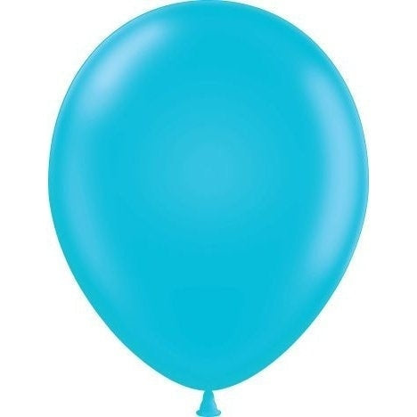 11" Tuftex Balloons 100 Per Package Turquoise