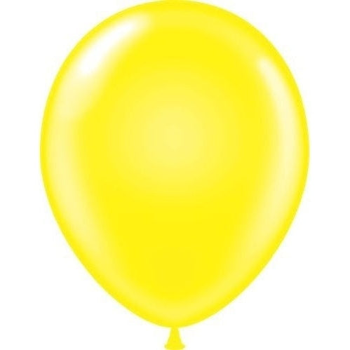 11" Tuftex Balloons 100 Per Package Yellow