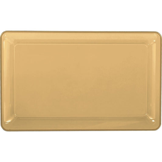 11" X 18" Gold Tray