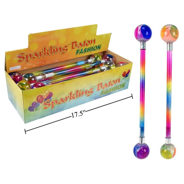 15" Water Filled Sparkle Baton,