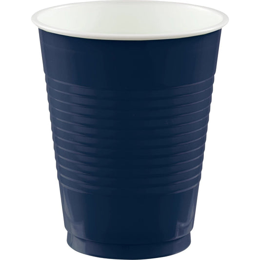 18 Oz. Plastic Cups, 50 Count. - True Navy