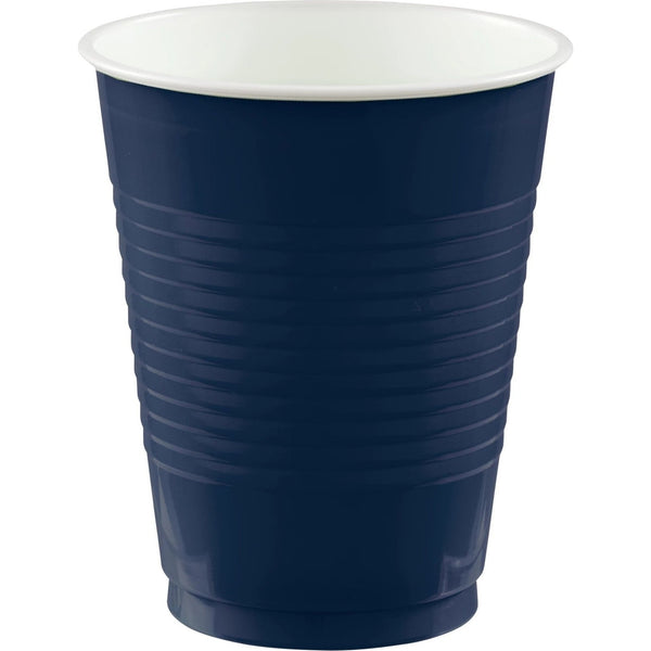 18 Oz. Plastic Cups, 50 Count. - True Navy