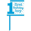 1St Birthday Lawn Yard Sign - Blue
