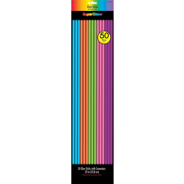 22" Glow Necklace Super Mega Value Pack - Multi Color