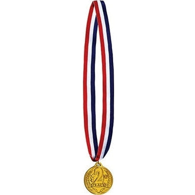 2Nd Place Medal W/Ribbon