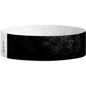 500-Count Black Wrist Tickets 3/4"