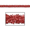6-Ply Metallic Festooning Garland Red