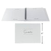 7.5" X 5-7/8" Wedding Guests Book,