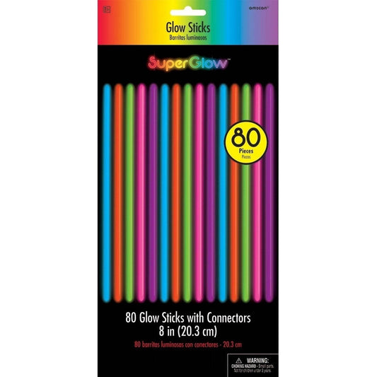 8" Glow Stick - Mega Value Multi Color