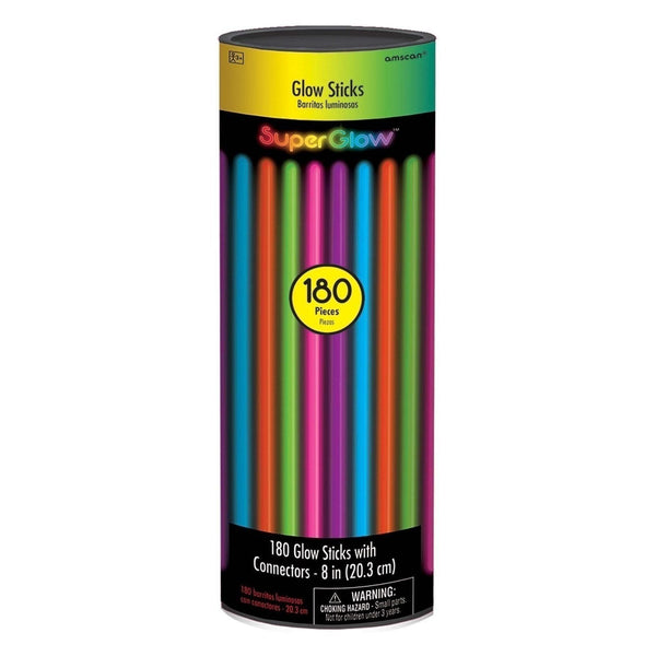 8" Glow Stick Super Mega Value Pack - Multi Color