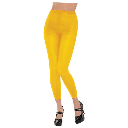 Yellow Footless Tights