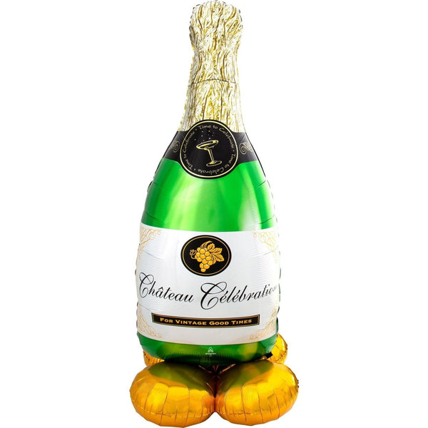 Bubbly Wine Bottle Airloonz Foil Balloon