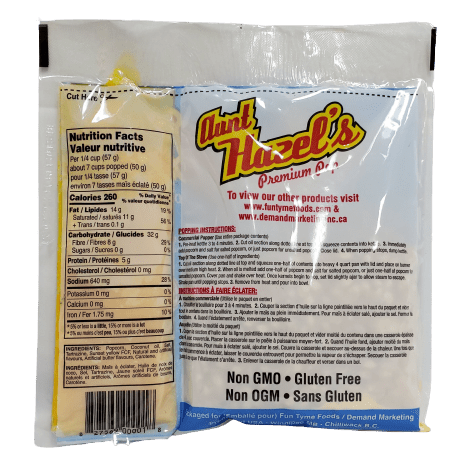 All-In-One Popcorn, Pouch