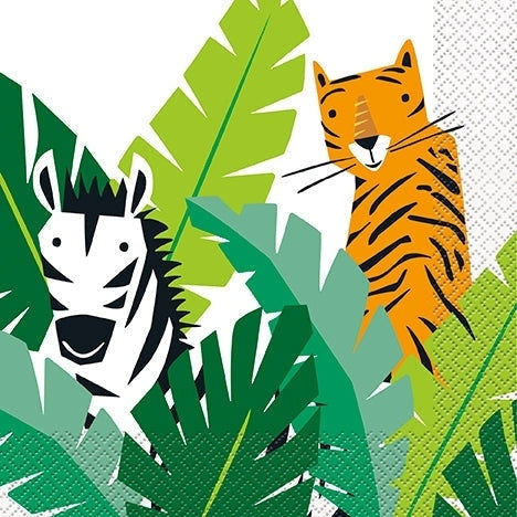 Animal Safari Luncheon Napkins, 16 Count