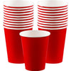 Apple Red Paper Cups, 9Oz.