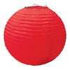 Apple Red Round Paper Lanterns